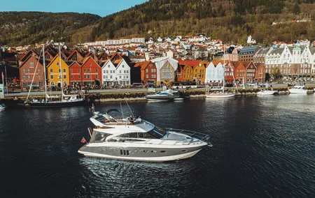 Evening private cruise in Bergen, possibility for a swim