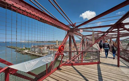 Getxo And Bizkaia Bridge From Bilbao