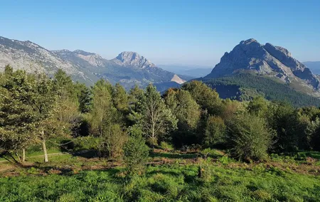 Bizkaia, Duranguesado Route. Beautiful villages and mountain landscapes.