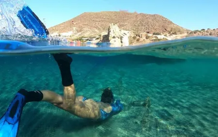 Alicante: Calas & Beaches Snorkeling with E - Bikes