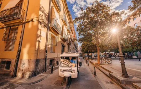 Valencia by Tuk Tuk i: Private tour 1 or 2 hours explore the city