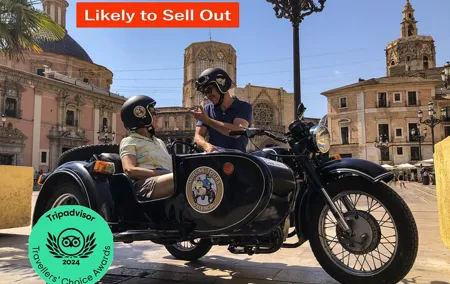 Valencia Highlights on a Vintage Sidecar with local driver