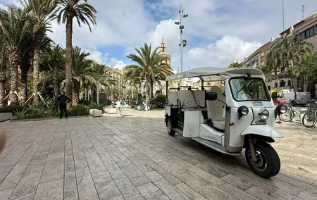 Valencia: Visit the Historic Center of Valencia in Tuk Tuk