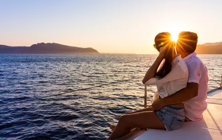 Boat Excursion at Sunset from the Port of Valencia
