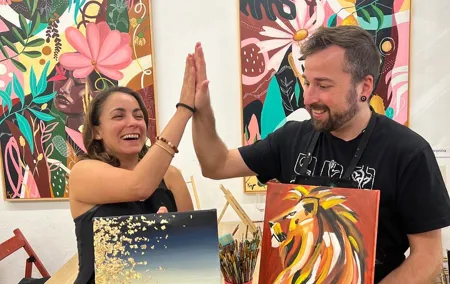 2-Hours Arts & Wine Workshop in Rusafa, Spain