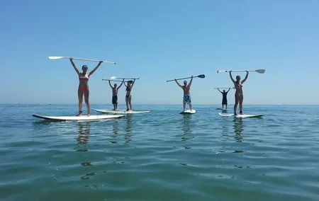 Stand Up Paddling Boarding Tour and Paella Lunch in Valencia
