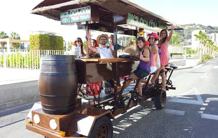 Shared Valencia Beer Bike Tour