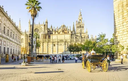 Seville Tour with Alcazar, Cathedral and Giralda from Granada