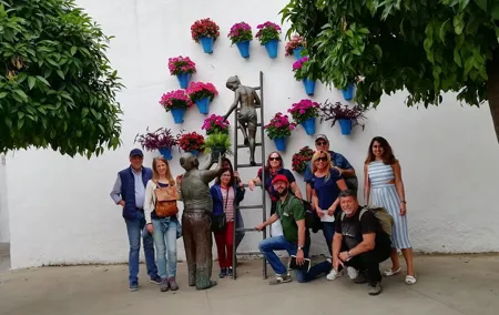Cordoba & Carmona with Mezquita, Synagoge & Patios from Seville