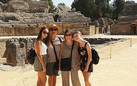 Private hald day tour to the historic roman city of Italica