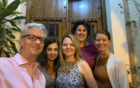 Vegetarian Dinner in Home Designed by Famous Architect in Sevilla