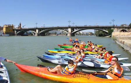 Kayak in the Guadalquivir
