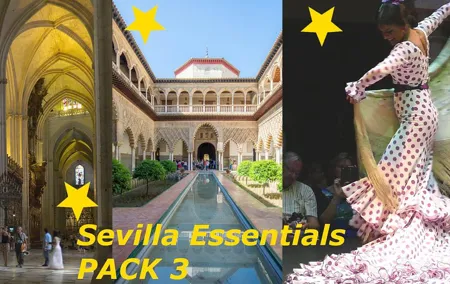 Essential Seville: Real Alcazar guided tour + Cathedral + Flamenco Show