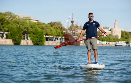 Guided paddle surf routes