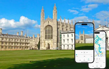 Bridges and Brilliance Cambridge UK Self Guided Tour with App