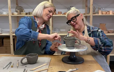 Pottery & Wine Class