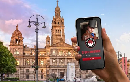 Glasgow Quest: Self Guided City Walk & Interactive Treasure Hunt