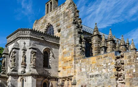 Rosslyn Chapel, Stirling Castle and Dunfermline from Glasgow