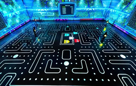 Experience to Play PAC MAN in Real Life