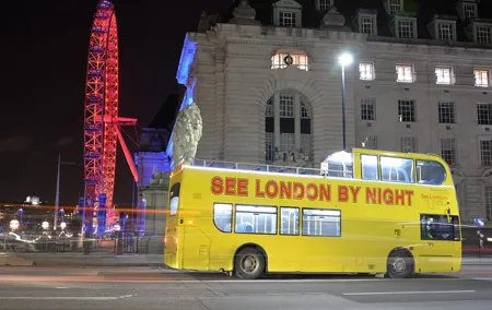 London by Night Sightseeing Tour - Open Top Bus