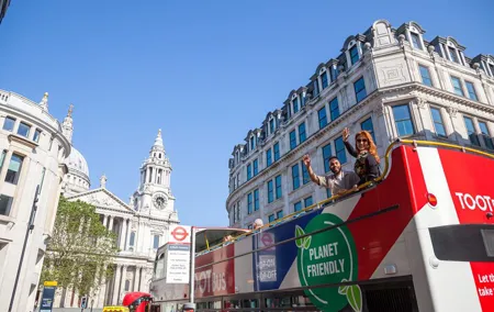 London Tootbus Hop on Hop off Bus Tour and Thames River Cruise