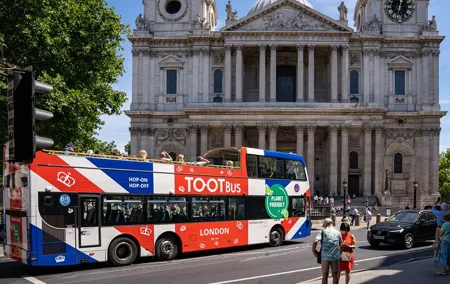 London Tootbus Hop-on Hop-off (Optional Thames Cruise)