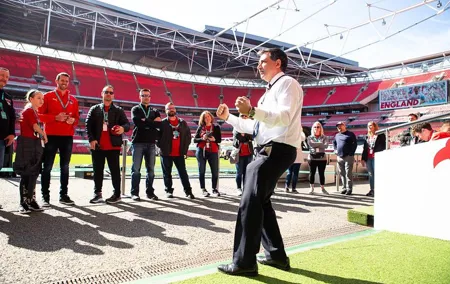 Tour of Wembley Stadium in London