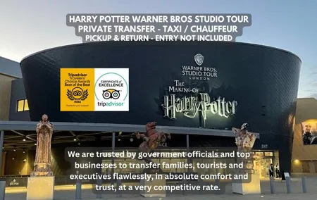 Harry Potter Warner Bros Studio Private Transfer Pickup & Return