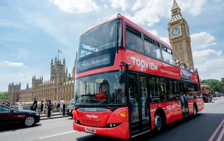 TopView® Hop-On Hop-Off London Discover Pass: 48-120 Hours