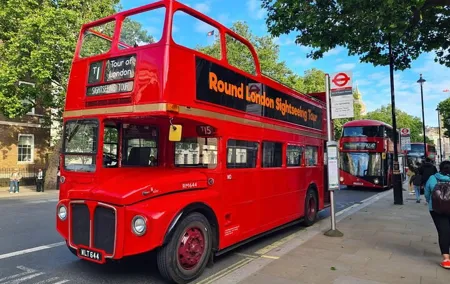 Guided Vintage Bus Tour of London