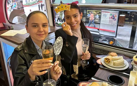 "Here We Go Again" London Afternoon Tea Bus