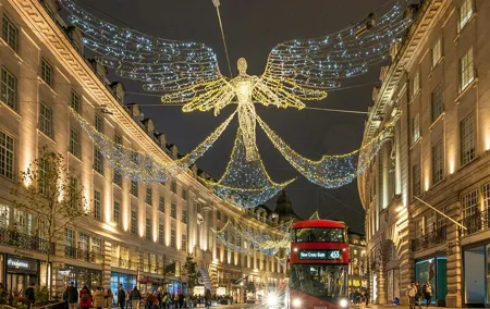 Private Christmas Lights Tour London