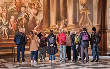 London: Naval College + Painted Hall + Uber Boat: One Way Trip