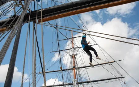 Cutty Sark Rig Climb Experience