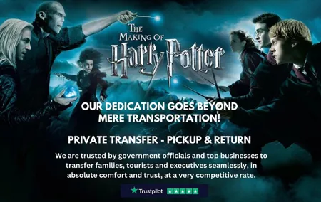 Harry Potter Tour of Warner Bros Studio Chauffeur - Pickup Return