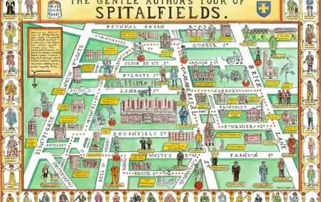 Walking Tour around Spitalfields in the East End of London