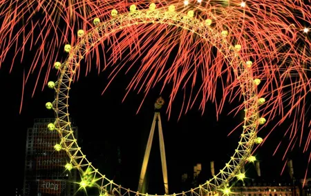 New Years Eve London Fireworks Cruise on the Silver Sockeye