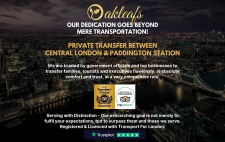 Paddington Station – Chauffeur/ Taxi - To & From Central London
