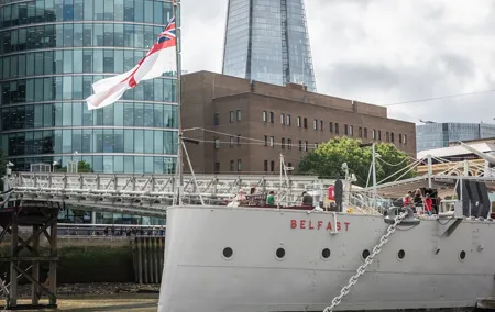 Go On-Board HMS Belfast & Westminster Sights Walking Tour
