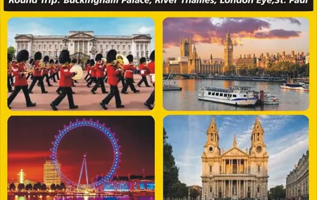 Round Trip: Palace, River Thames, London Eye, St.Paul's Cathedral
