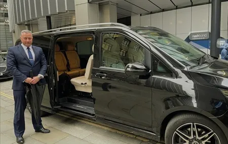 London Heathrow Airport Transfer In Luxury Mini Van For 5 People