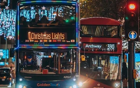 Christmas Lights London Night Tour with Live Guide