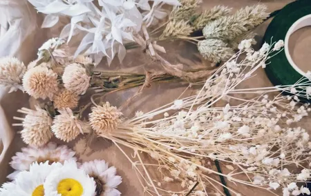 Flower crown and Fizz workshop