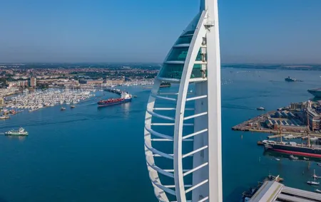 Portsmouth and Spinnaker Tower by Rail Tour from London