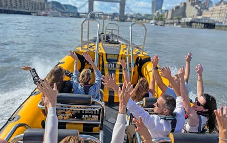 PRIVATE HIRE SPEEDBOAT 'TOWER RIB BLAST' - 20 minutes from Tower Millennium Pier