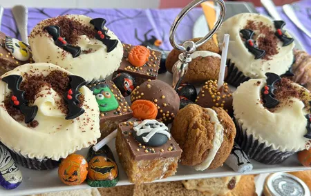 London Halloween Afternoon Tea Bus