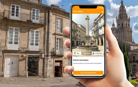 Santiago de Compostela Scavenger Hunt and Sights Self-Guided Tour