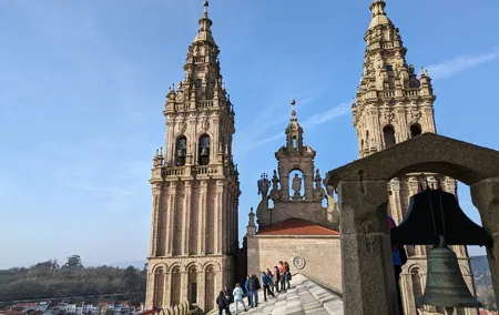 Visit to the Cathedral of Santiago with Roofs and Tower