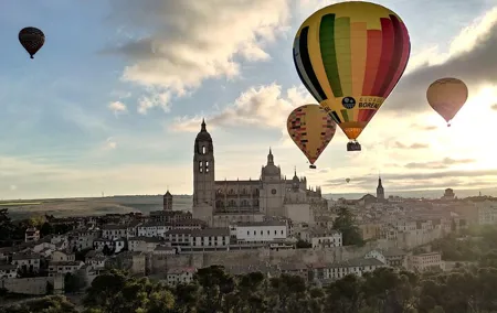 Balloon Rides in Segovia with Optional transportation from Madrid