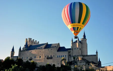 Balloon Ride Over Segovia or Toledo with Optional Transport from Madrid